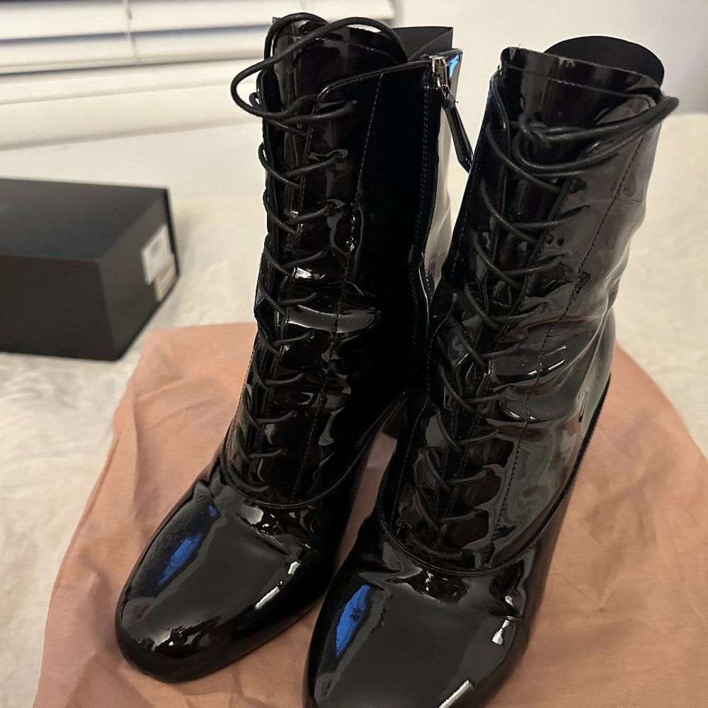 Miu Miu Black Heeled Boots